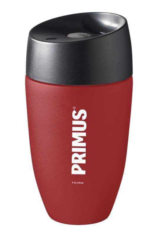 Primus Commuter Mug 0,3 L, piros, acél hőtartó bögre 0