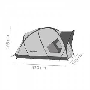 Salewa Alpine Hut 3 háromszemélyes sátor 2