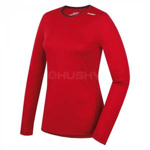 Husky Merino 100 LS Tshirt red női aláöltözet