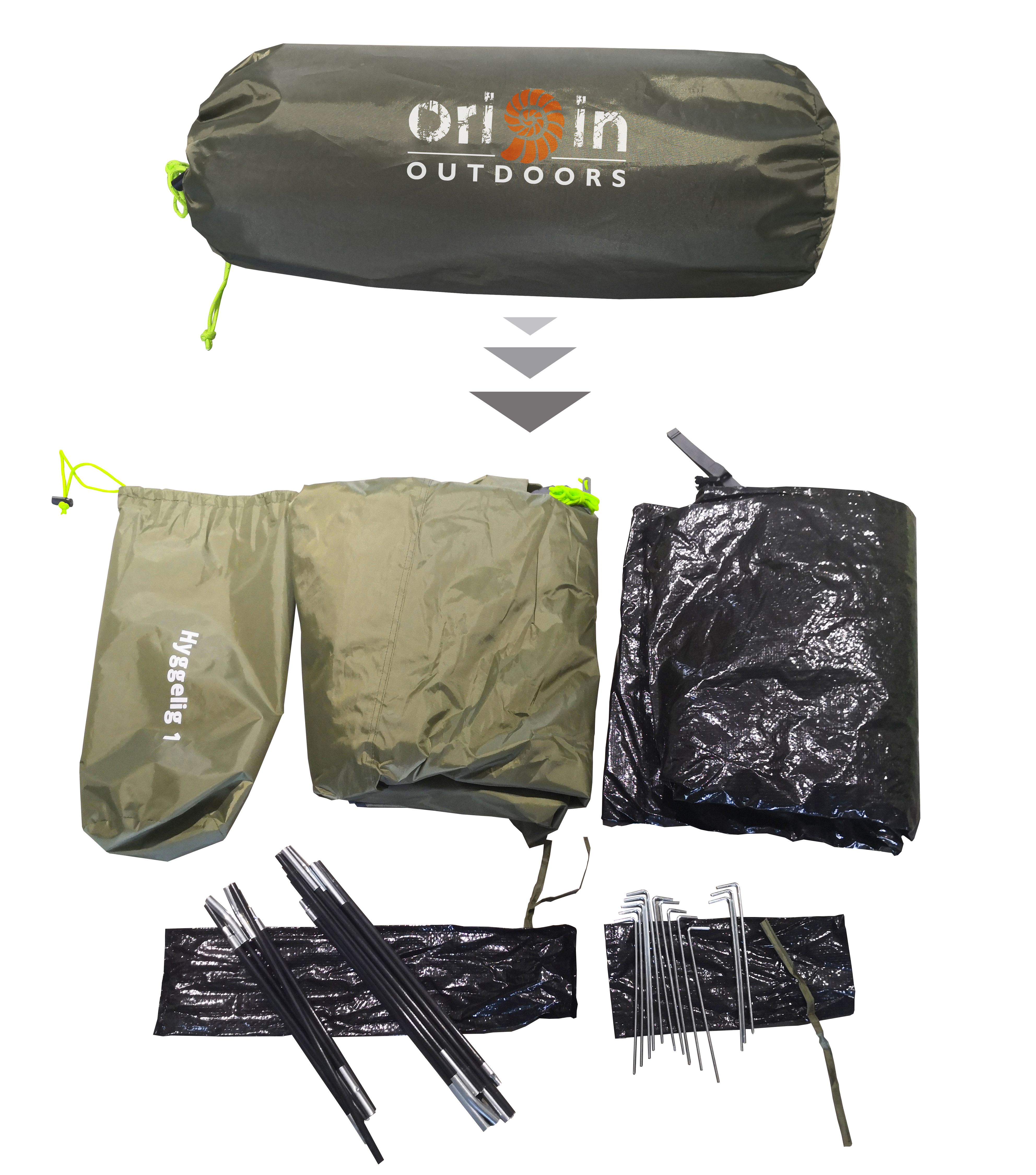 Origin Outdoors Hyggelig egyszemélyes sátor sátor 5