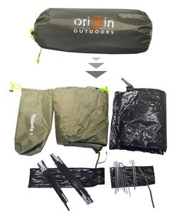 Origin Outdoors Hyggelig egyszemélyes sátor sátor 5